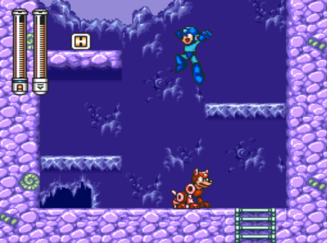 Mega Man 7 screenshot - Freeze Man